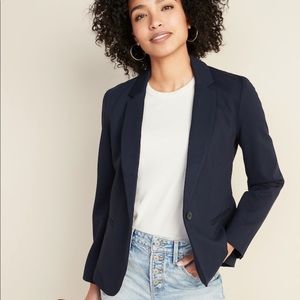 H&M Navy Single Button Blazer